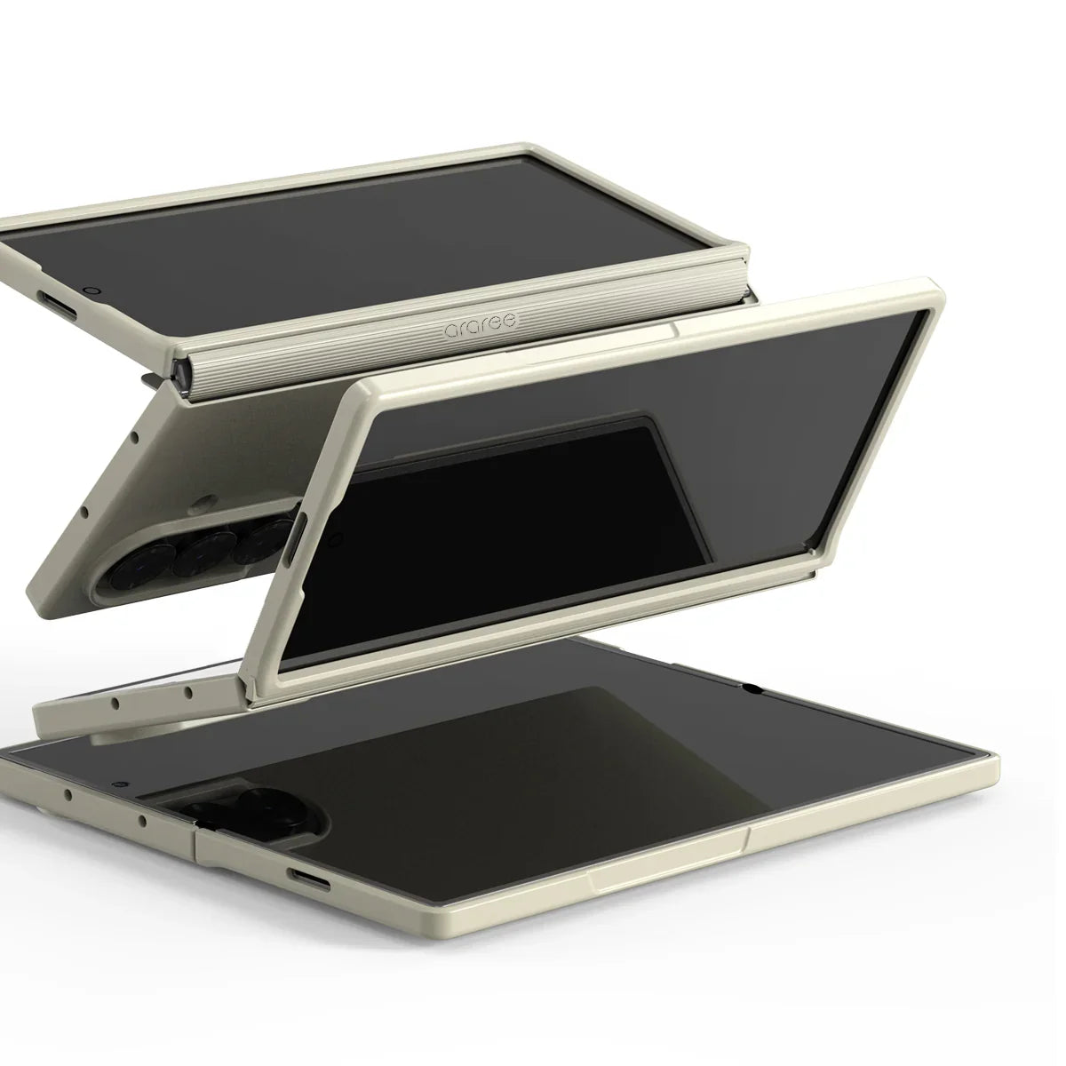 Samsung Z Fold7 Araree Aero Flex Magsafe Case - Cream Samsung Z Fold7 Araree Aero Flex Magsafe Case - Cream